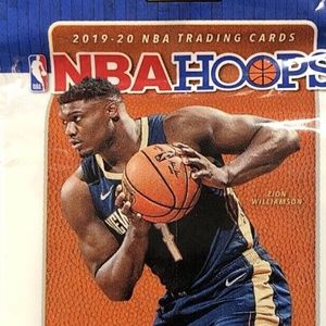 2019-20 NBA Hoops Basketball Factory Sealed Jumbo 30  Pack Orange/Teal Parallels